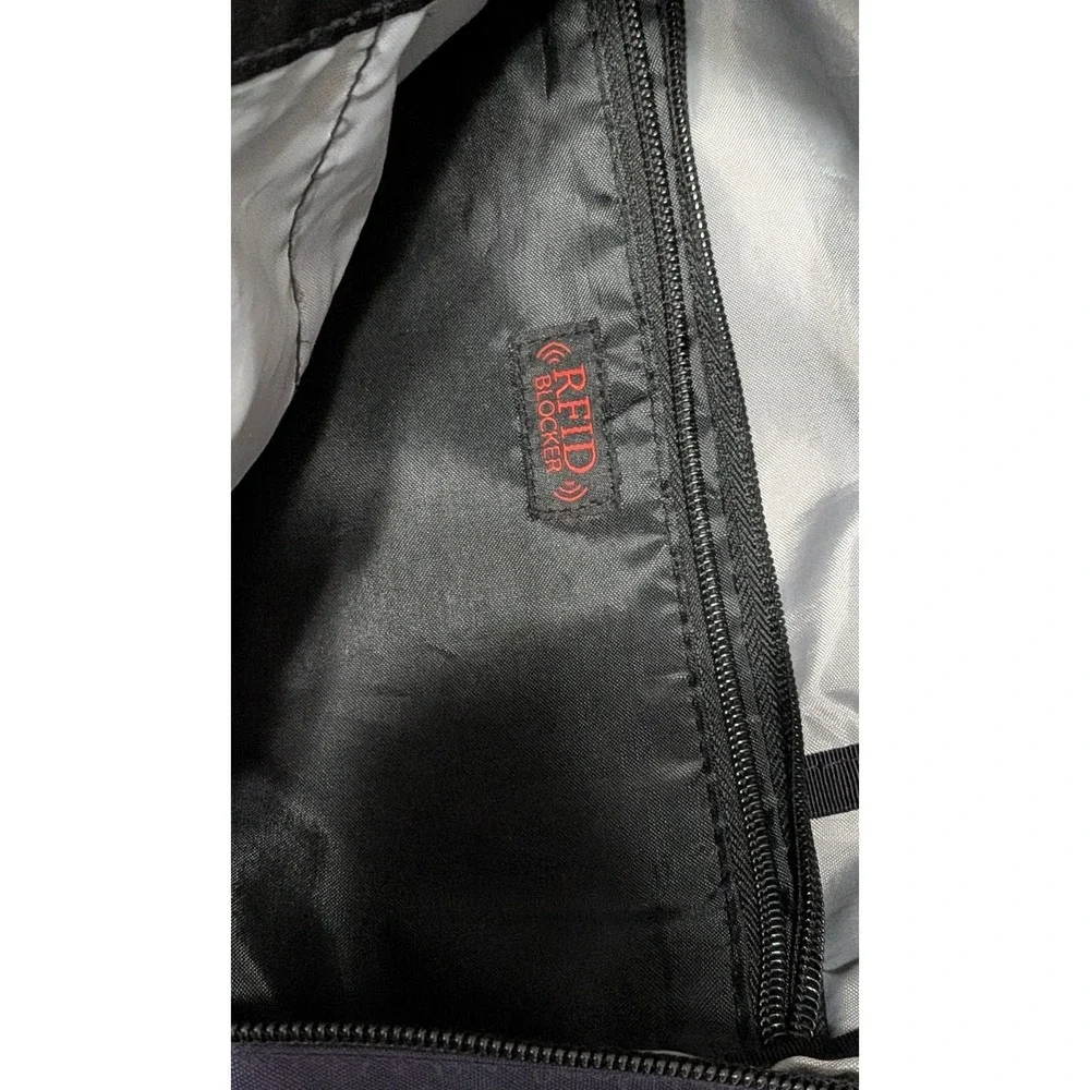 Healthy Back‎ Bag Sling Bag Womens Medium Navy Blue Excellent RFID Ergonomic